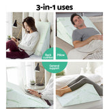 Giselle Bedding Wedge Pillow Bamboo Cover - Side View