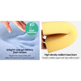 Giselle Bedding Wedge Pillow White - 45-Degree Angle