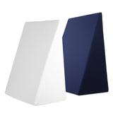 Giselle Bedding Wedge Pillow White & Blue - Close-Up Angle