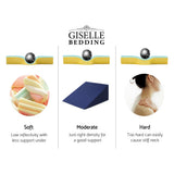 Giselle Bedding Wedge Pillow Blue - Rear View