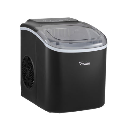 Vevare Portable Ice Maker Machine Ice Cube Tray 12kg Black