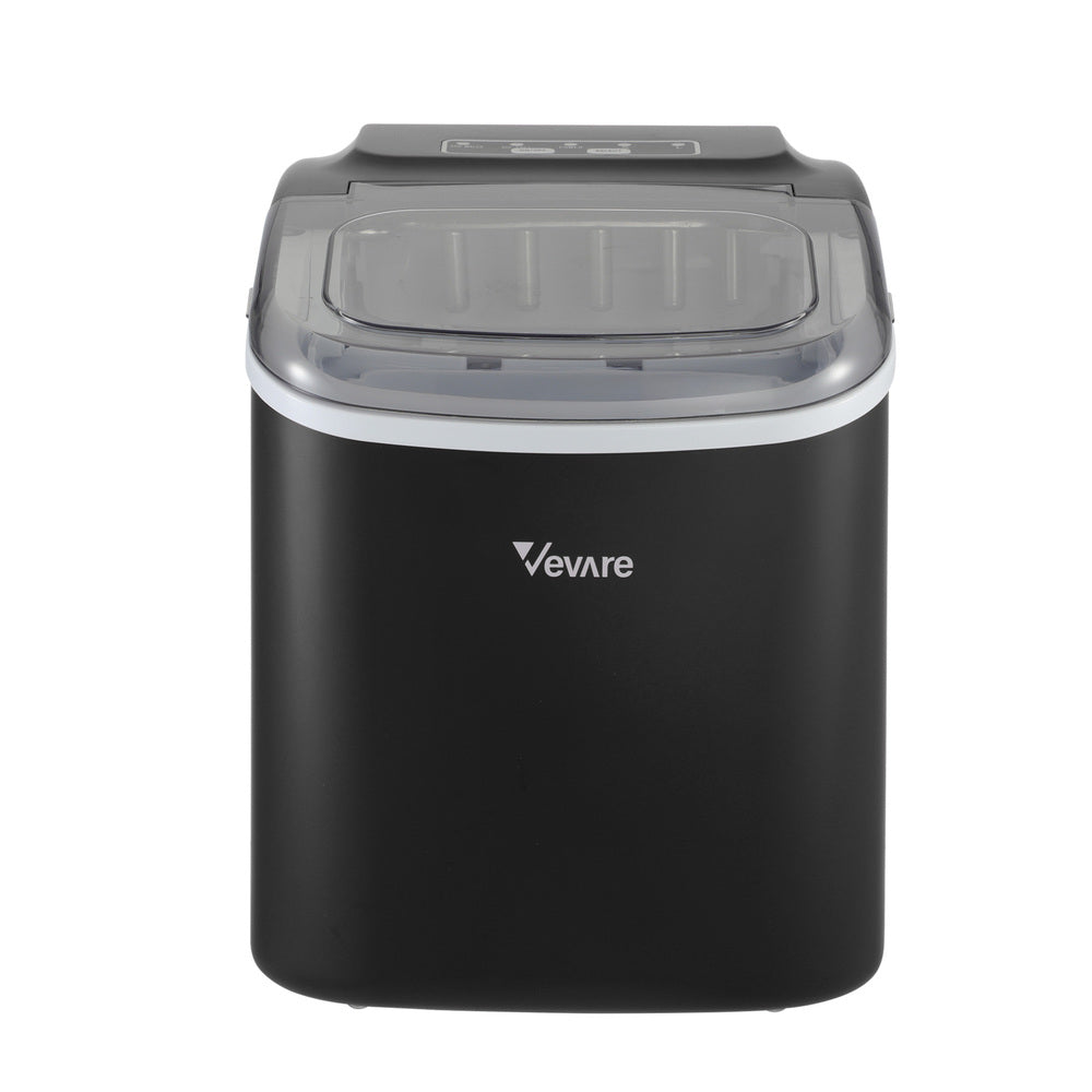 Vevare Portable Ice Maker Machine Ice Cube Tray 12kg Black
