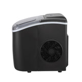 Vevare Portable Ice Maker Machine Ice Cube Tray 12kg Black - Rear View