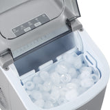 Vevare Portable Ice Maker Machine Ice Cube Tray 12kg Grey - Top-Down View