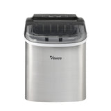 Vevare Portable Ice Maker with Ice Cube Scoop 12kg Stainless - Close-Up Angle