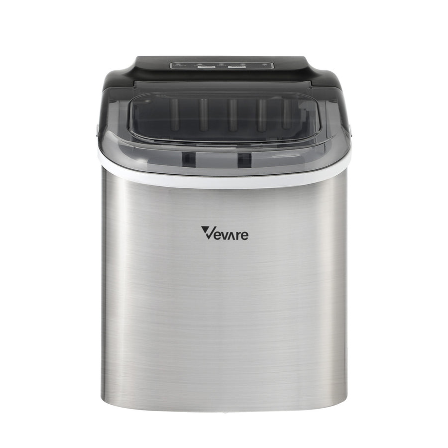Vevare Portable Ice Maker with Ice Cube Scoop 12kg Stainless