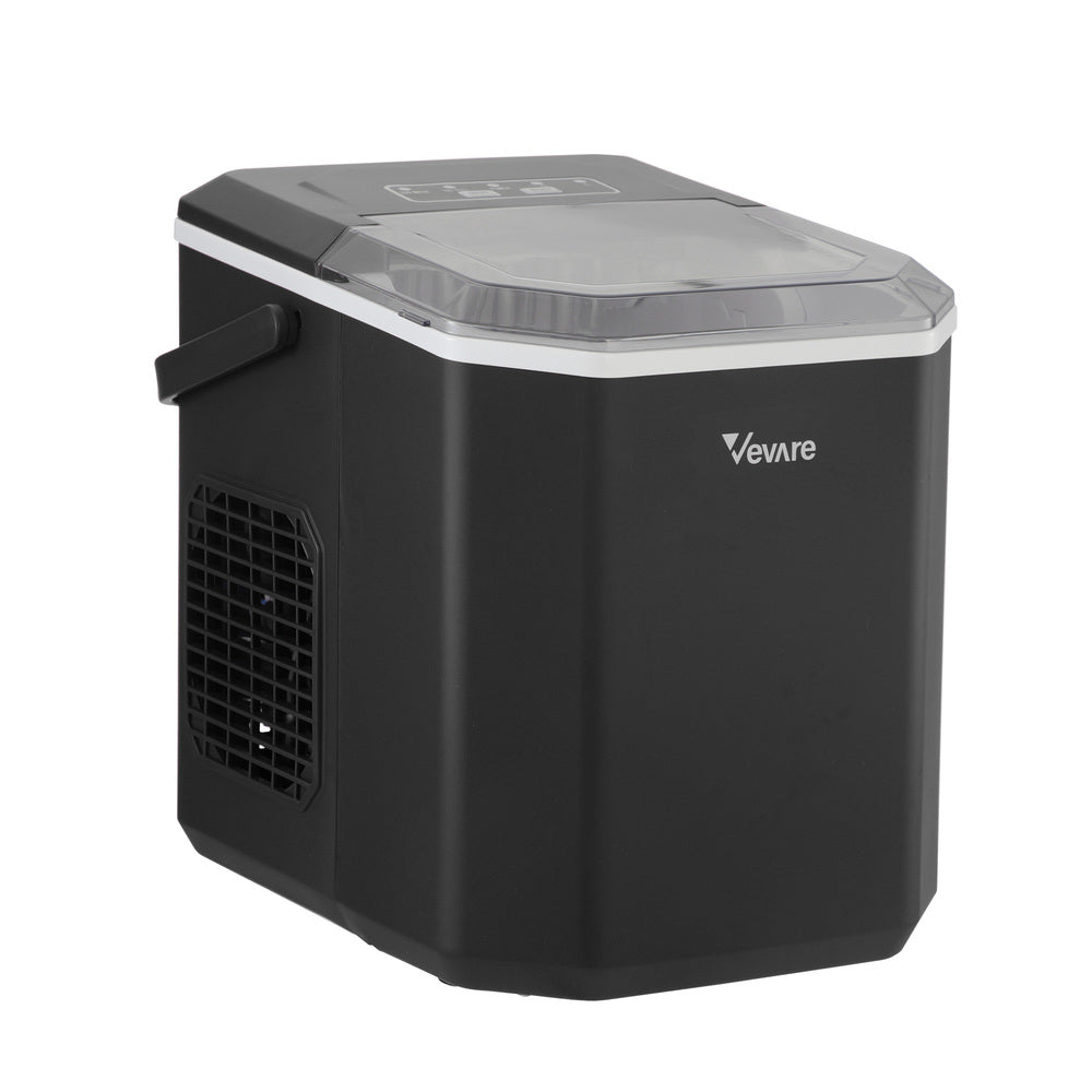 Vevare Portable Ice Maker Machine with Handle 12kg Black