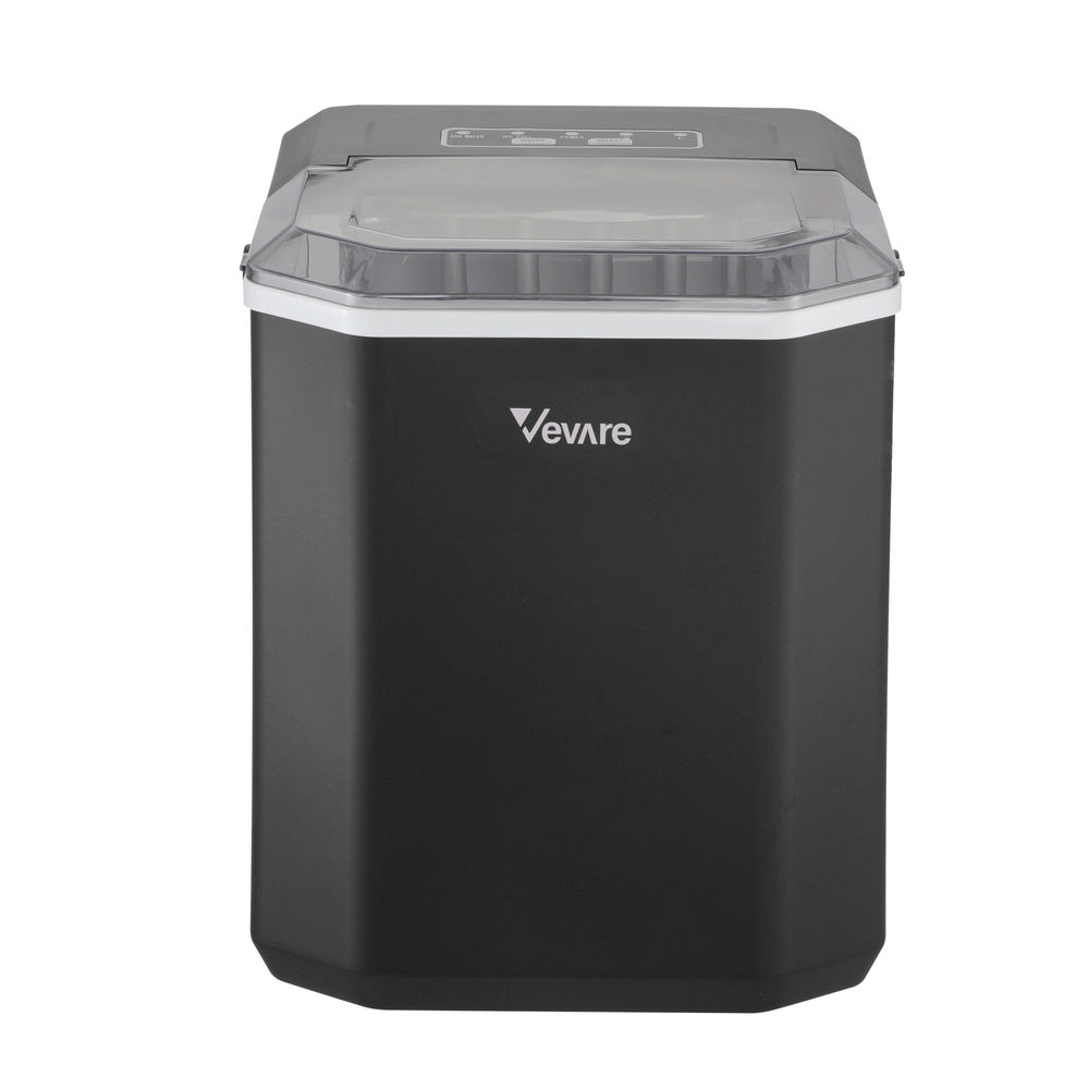 Vevare Portable Ice Maker Machine with Handle 12kg Black