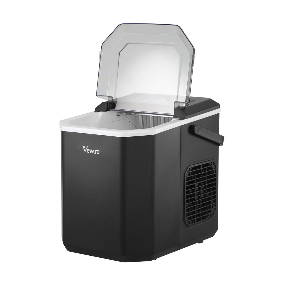 Vevare Portable Ice Maker Machine with Handle 12kg Black