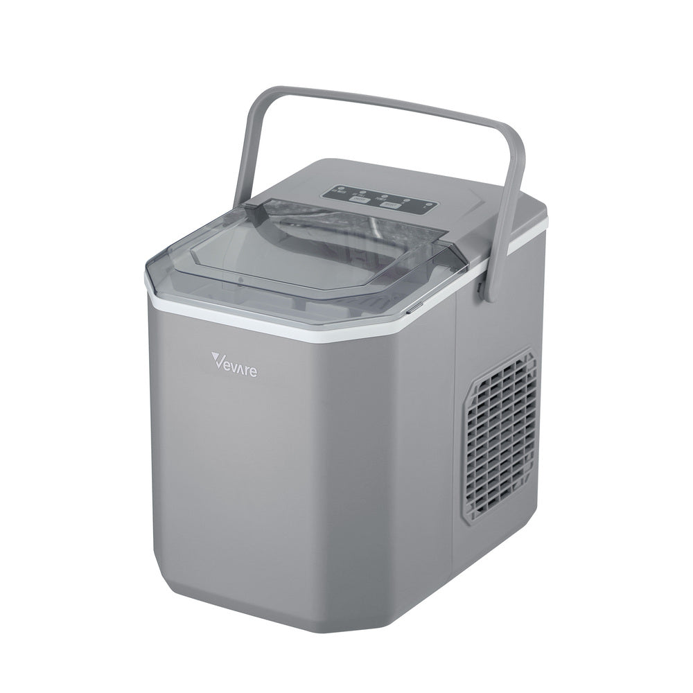 Vevare Portable Ice Maker Machine with Handle 12kg Grey
