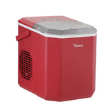Vevare Portable Ice Maker Machine with Handle 12kg Red