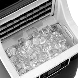 Vevare 3.2L Portable Ice Maker with Ice Cube Scoop Stainless - Front View