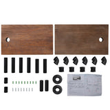 Artiss Floating DIY Pipe Shelf Set of 2 - IVOR - Side View