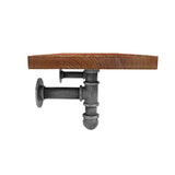 Artiss Floating DIY Pipe Shelf - IVES - Top-Down View