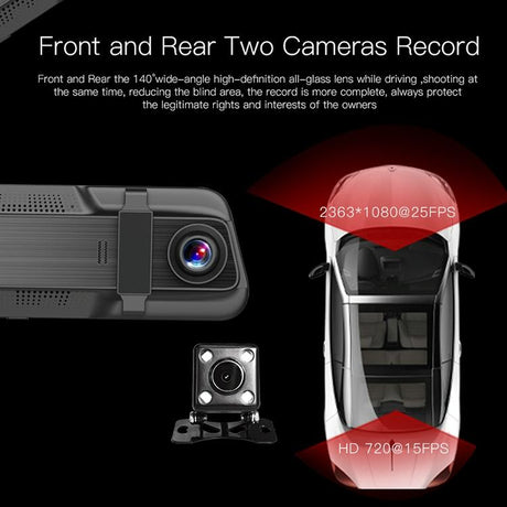 5.5 Ips Touch Screen Car Dvr - Ultra Hd 1080P-1915197187978039298