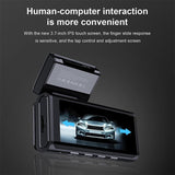 1080P Hd Night Vision Car Recorder With Wifi & Mobile App Support - 45-Degree Angle