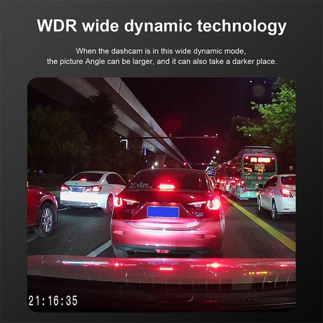 1080P Hd Night Vision Car Recorder With Wifi & Mobile App Support-1915198400748457992