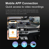 2K Night Vision Car Recorder With Wifi & Mobile App Support - Side View