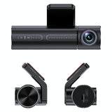 Panoramic Triple Recording Wifi Dash Cam With 2K Ultra Hd Night Vision - Side View