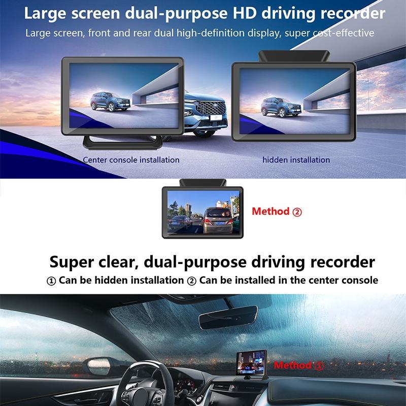 Hd Night Vision Car Front And Rear Dash Cam - 5 Screen-1915197468652474370