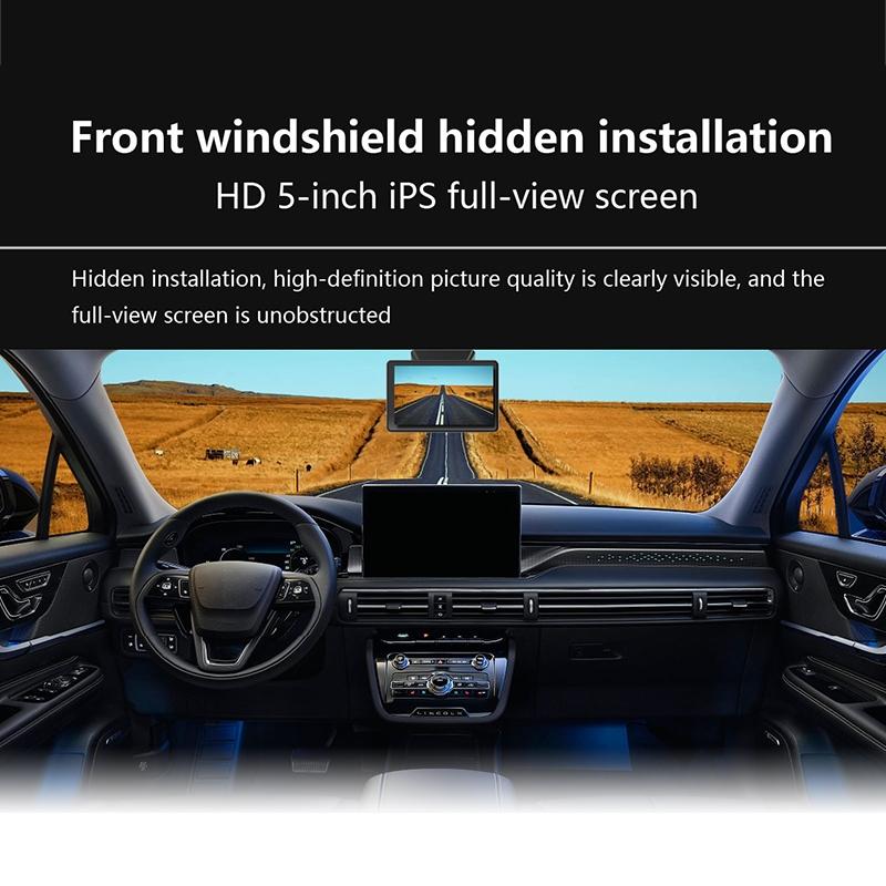 Hd Night Vision Car Front And Rear Dash Cam - 5 Screen-1915197468652474372