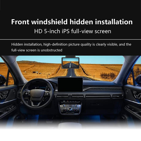 Hd Night Vision Car Front And Rear Dash Cam - 5 Screen-1915197468652474372