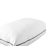 Bedra 75 x 50cm Pillow with Duck Feather Twin Pack - Rear View