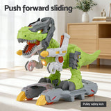 Keezi Kids Dinosaur Ride On Push Car Toy with Spray Function Indoor Outdoor Toys - Rear View