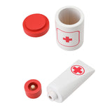 Keezi Kids Medical Pretend Playset with Stethoscope and 16 Accessories for Aspiring Young Doctors - Top-Down View