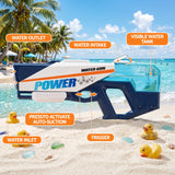 Keezi Kids Water Gun 600cc Water Blaster Toy for Pool Beach Play Blue - Top-Down View
