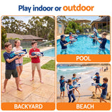 Keezi Kids Water Gun 600cc Water Blaster Toy for Pool Beach Play Blue - 45-Degree Angle