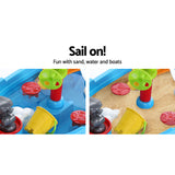 Keezi Kids Sandpit Pretend Play Set Outdoor Toys Water Table Activity Play Set - Top-Down View
