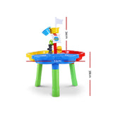 Keezi Kids Sandpit Pretend Play Set Outdoor Sand Water Table Beach Toy - Front View