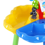 Keezi Kids Sandpit Pretend Play Set Outdoor Sand Water Table Beach Toy - Side View