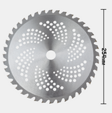 MTM 5x Carbide Tipped 40 Tooth Brush Cutter Blade - Rear View