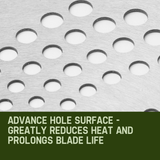 MTM 5x Carbide Tipped 40 Tooth Brush Cutter Blade - Close-Up Angle