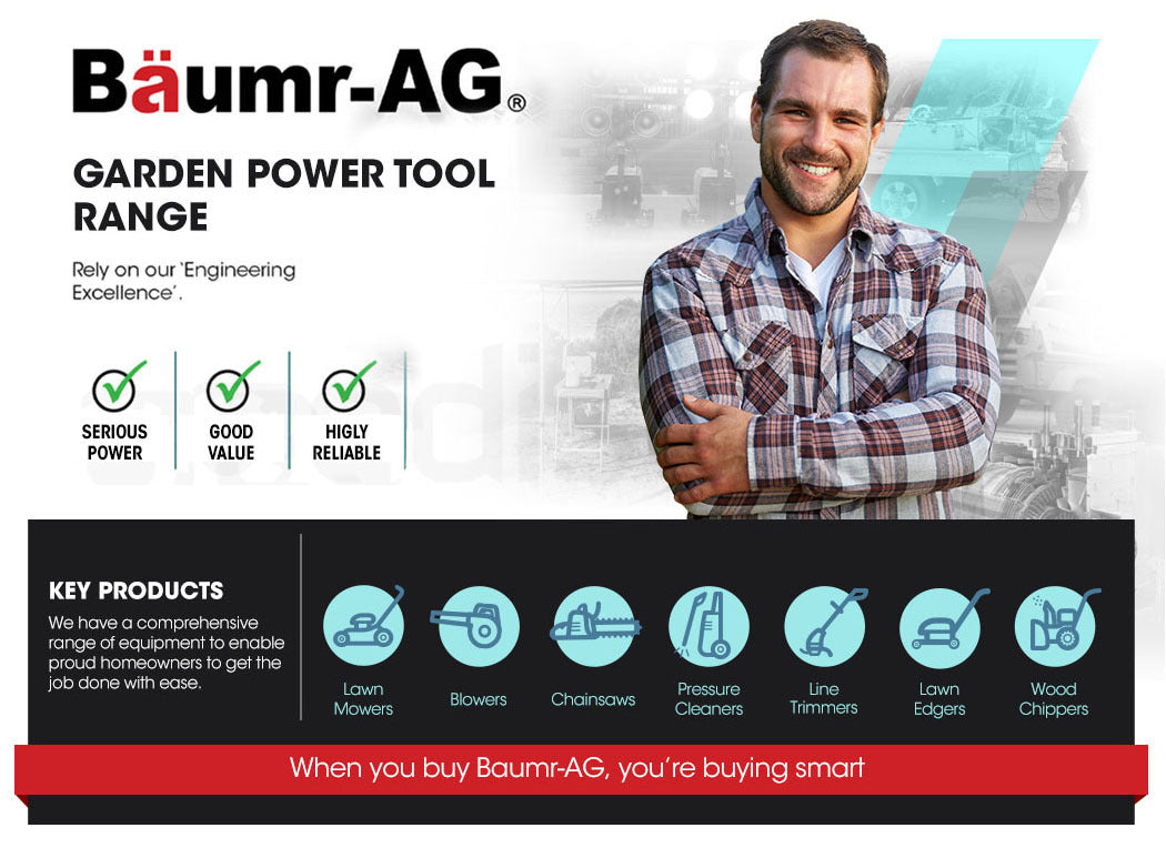 Baumr-AG LT3 20V SYNC Cordless Line Trimmer Whipper Snipper with Battery and Charger Kit