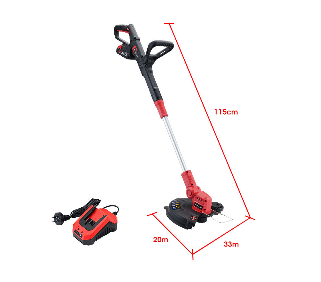 Baumr-AG LT3 20V SYNC Cordless Line Trimmer Whipper Snipper with Battery and Charger Kit