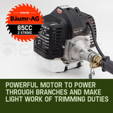 65CC Long Reach Pole Chainsaw Hedge Trimmer Pruner Chain Saw Tree Multi Tool
