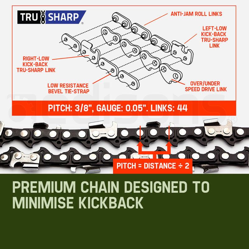 BAUMR-AG 65cc 9in1 Long Reach Garden Multi-tool, Pole Saw, Hedge & Line Trimmer, Brush Cutter, 12' Tree Trimming Pruning Chainsaw Bar, 2 Extension