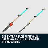 Baumr-AG Brush Cutter Brushcutter Extension Pole Tool Replacement Parts Attachment - Top-Down View