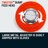 MTM Twister Bump Feed Line Trimmer Head Whipper Snipper Brush Cutter Brushcutter - 45-Degree Angle