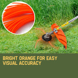 MTM 3.1mm x 120M Squared Tip Trimmer Line - 45-Degree Angle