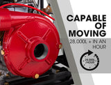 WARTON 2' 8HP High-Pressure Water Pump, Diesel-Powered - Side View