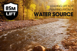 WARTON 2' 8HP High-Pressure Water Pump, Diesel-Powered