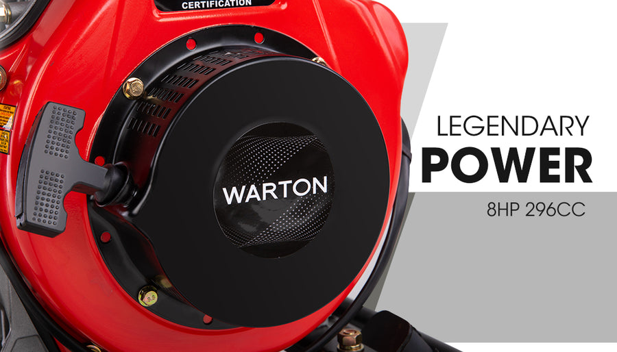 WARTON 2' 8HP High-Pressure Water Pump, Diesel-Powered