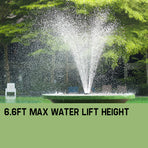 50W Solar Powered Fountain Submersible Water Pump Pond Kit Power Garden Panel