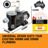 2.65HP Swimming Pool & Spa Water Pump - PS20