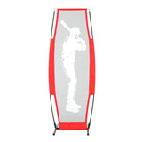 Everfit Baseball Net Pitching Kit with Stand Rebound Net Training Aid - Side View