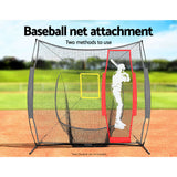 Everfit Baseball Net Pitching Kit with Stand Rebound Net Training Aid - Top-Down View